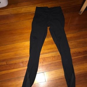 high waisted lululemon black leggings